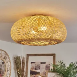 Plafonnier Bauro Ecru, 2 Lumieres