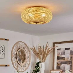 Plafonnier Bauro Laiton, 3 Lumieres