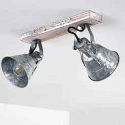 Plafonnier Berkeley Or, Blanc, 2 Lumieres