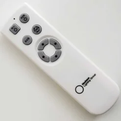 Plafonnier Bermeo Led Blanc, 2 Lumieres, Telecommandes, Changeur De Couleurs