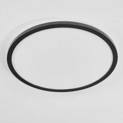 Plafonnier Boyero Led Noir, 2 Lumieres, Telecommandes, Changeur De Couleurs