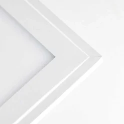 Plafonnier Brilliant Atira Led Blanc, 1 Lumiere, Telecommandes, Changeur De Couleurs