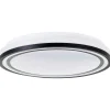Plafonnier Brilliant Cloe Led Blanc, 1 Lumiere, Telecommandes