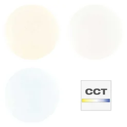 Plafonnier Brilliant Heddy Led Blanc, 1 Lumiere, Telecommandes, Changeur De Couleurs