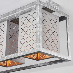 Plafonnier Buchanan Argente, 4 Lumieres