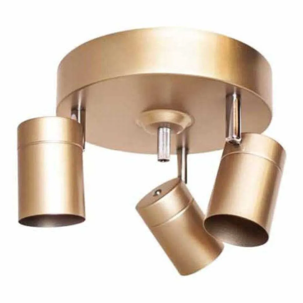 Plafonnier By Rydens Correct Cuivre, 3 Lumieres