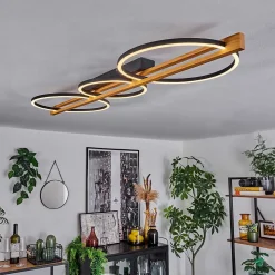 Plafonnier Carcano Led Noir, 3 Lumieres