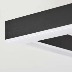 Plafonnier Cascada Led Brun, Couleur Bois, Noir, 1 Lumiere