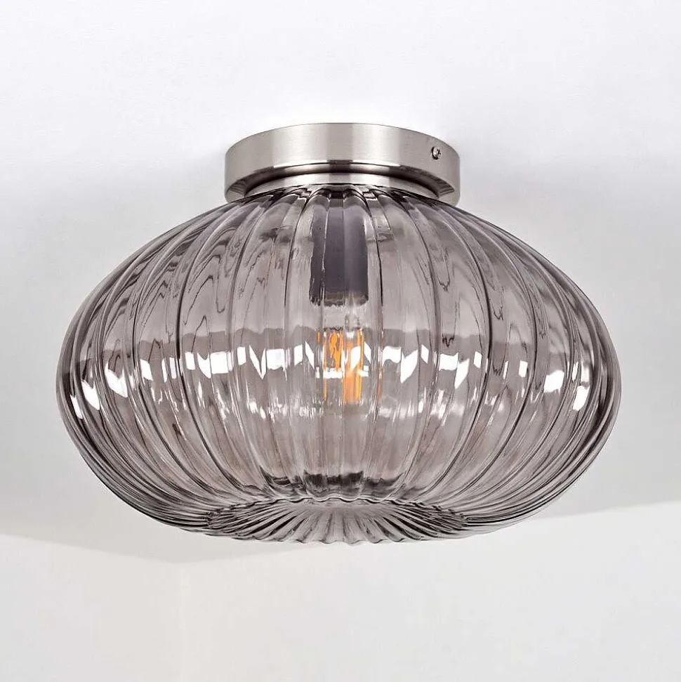 Plafonnier Chapal Nickel Mat, 1 Lumiere