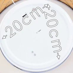 Plafonnier Chazy Blanc, 2 Lumieres