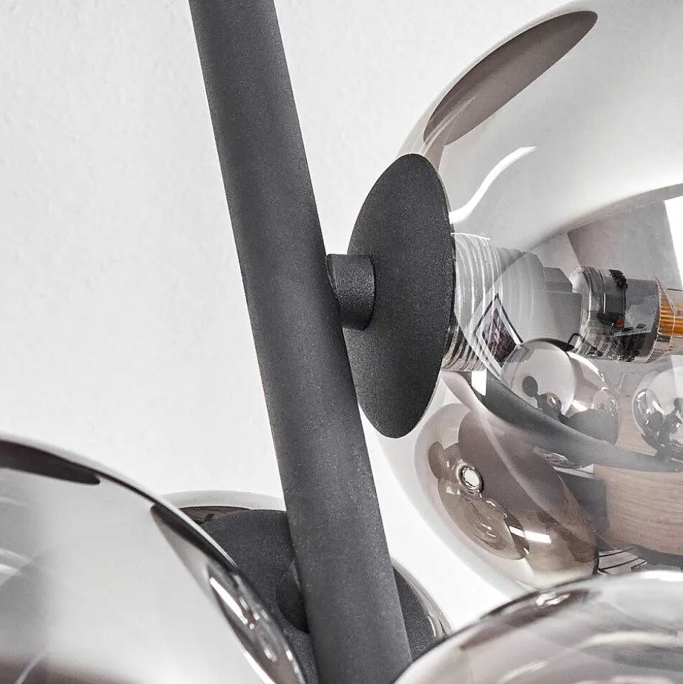 Plafonnier Chehalis Noir, 4 Lumieres