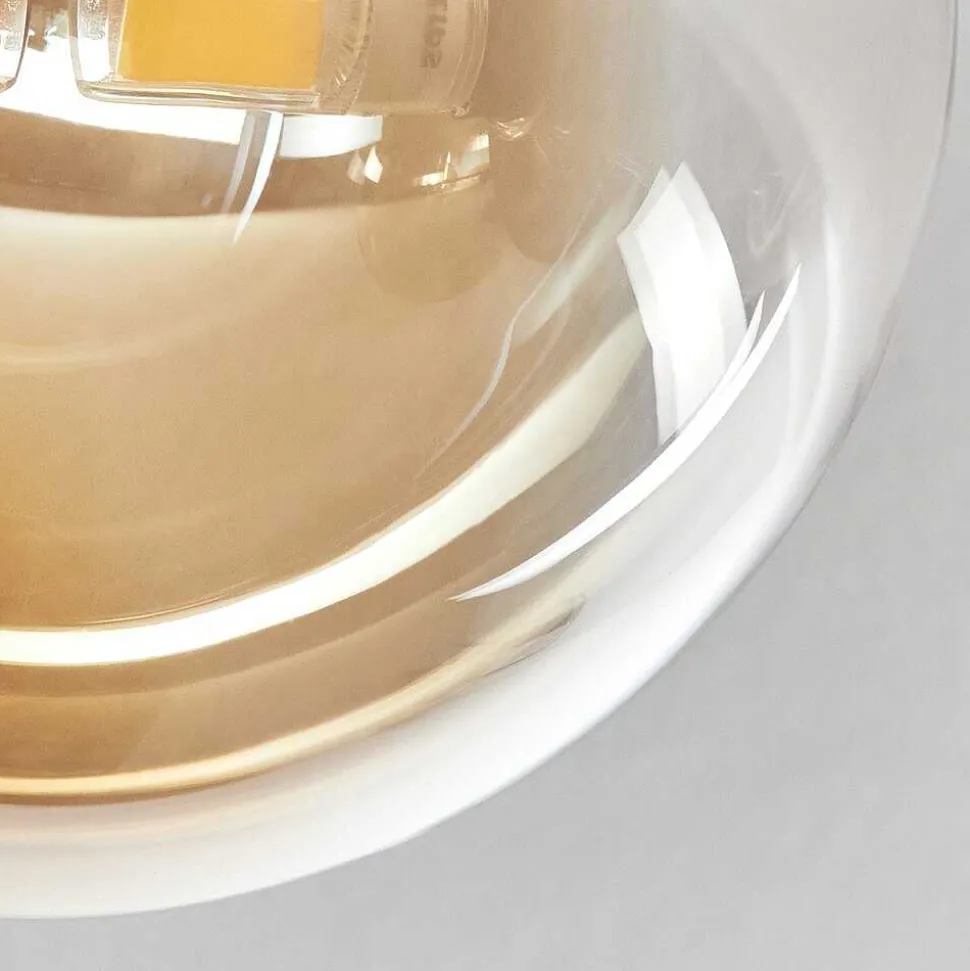 Plafonnier Chehalis Or, Noir, 6 Lumieres