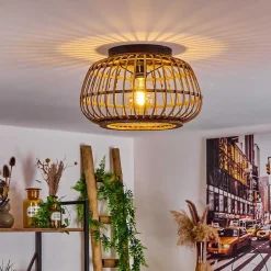 Plafonnier Combeima Noir, 1 Lumiere