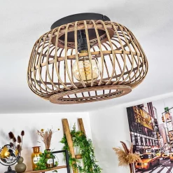 Plafonnier Combeima Noir, 1 Lumiere