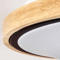 Plafonnier Corinto Led Ecru, Noir, 1 Lumiere