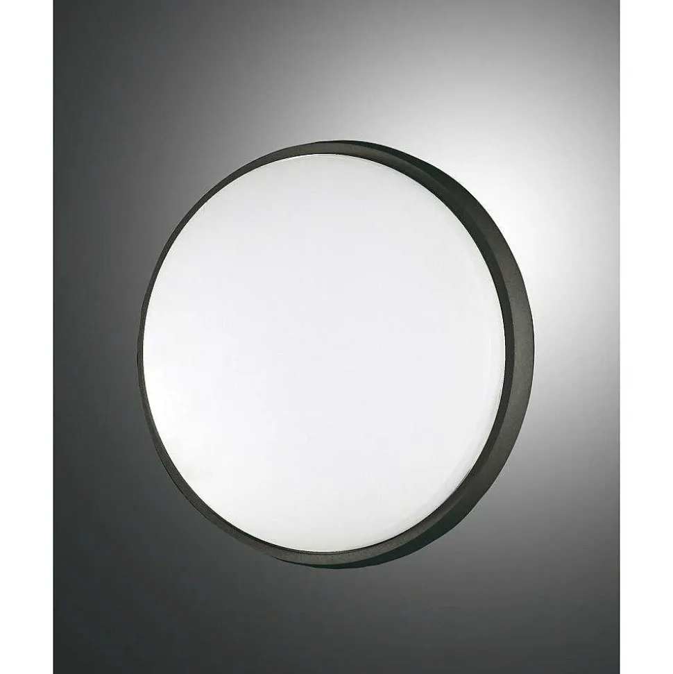 Plafonnier D'Exterieur Fabas Luce Olly Led Noir, 1 Lumiere