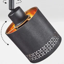 Plafonnier Ecuador Noir, 2 Lumieres