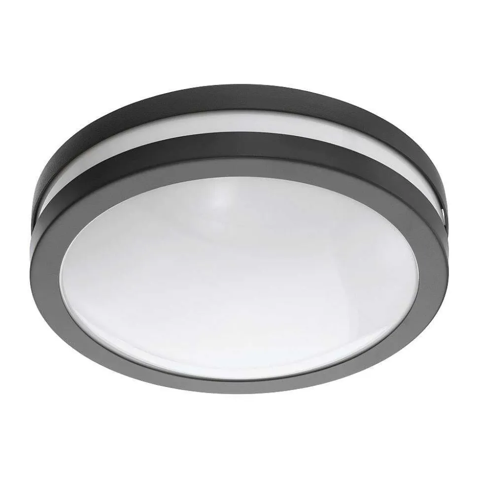 Plafonnier Eglo Connect Locana Led Anthracite, 1 Lumiere