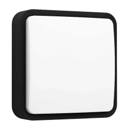 Plafonnier Eglo Connect Piove Led Noir, 1 Lumiere