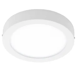 Plafonnier Eglo Fueva-C Led Blanc, 1 Lumiere, Changeur De Couleurs