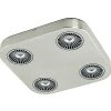 Plafonnier Eglo Montale Led Nickel Mat, 4 Lumieres