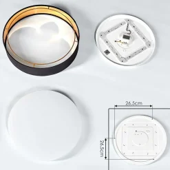 Plafonnier Elsa Led Blanc, 1 Lumiere