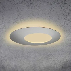 Plafonnier Escale Blade Open Led Argente, 1 Lumiere