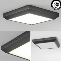 Plafonnier Exterieur Alkmaar Led Anthracite, 1 Lumiere