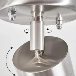 Plafonnier Exterieur Bessiebelle Acier Inoxydable, Blanc, 1 Lumiere