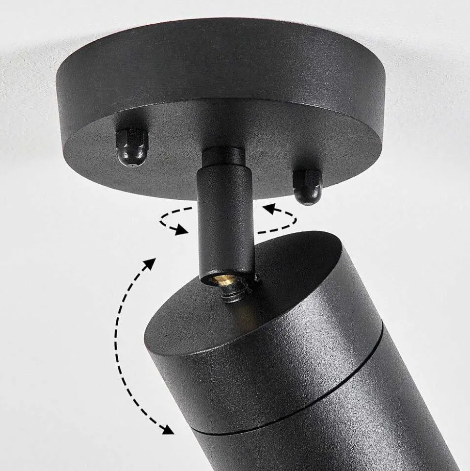 Plafonnier Exterieur Bessiebelle Noir, Blanc, 1 Lumiere