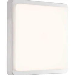 Plafonnier Exterieur Brilliant Devora Led Argente, 1 Lumiere