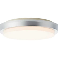 Plafonnier Exterieur Brilliant Devora Led Argente, 1 Lumiere