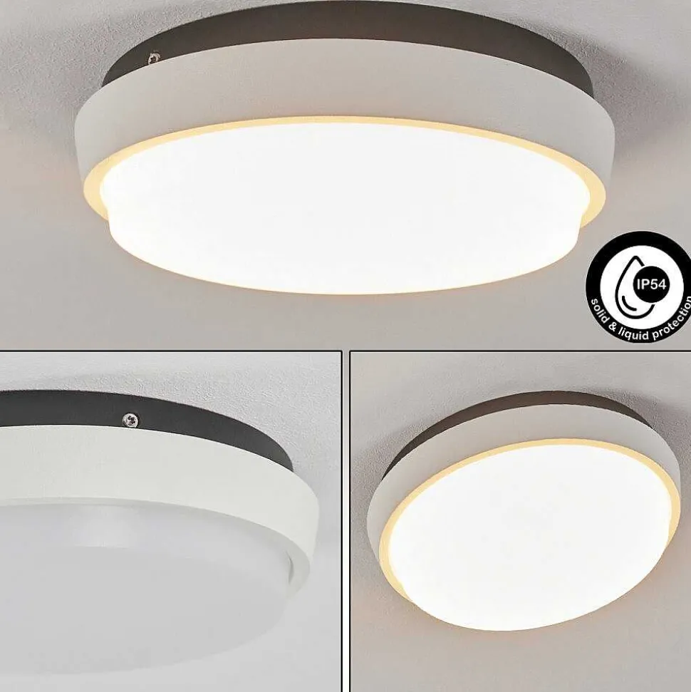 Plafonnier Exterieur Centinela Led Anthracite, Blanc, 1 Lumiere