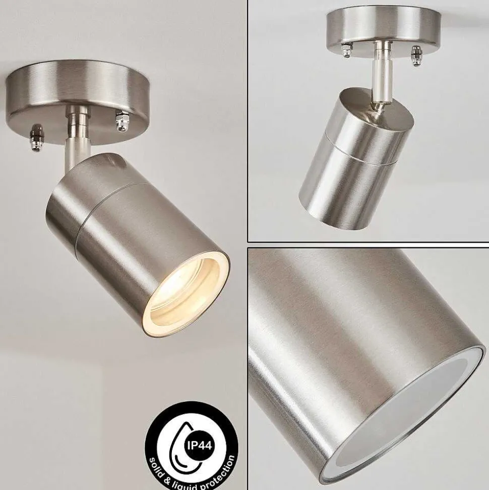 Plafonnier Exterieur Corneda Acier Inoxydable, 1 Lumiere