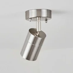 Plafonnier Exterieur Corneda Acier Inoxydable, 1 Lumiere