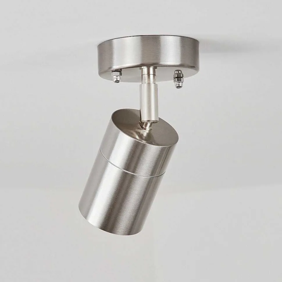 Plafonnier Exterieur Corneda Acier Inoxydable, 1 Lumiere