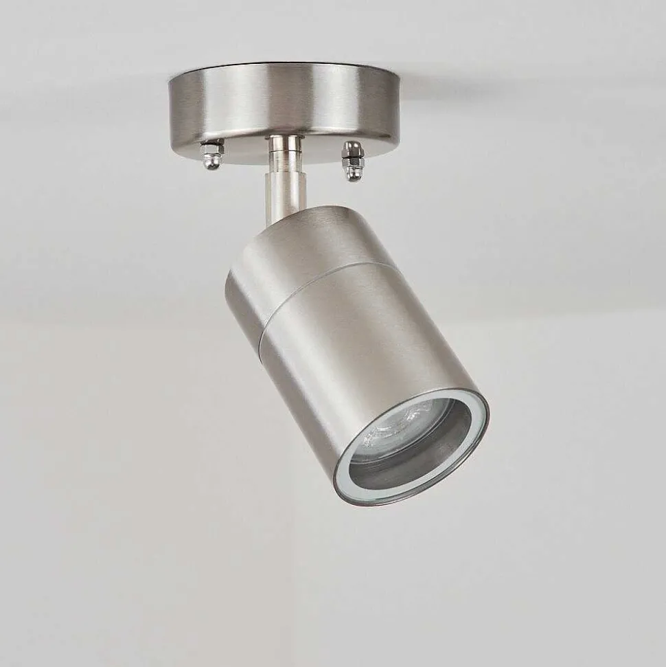 Plafonnier Exterieur Corneda Acier Inoxydable, 1 Lumiere