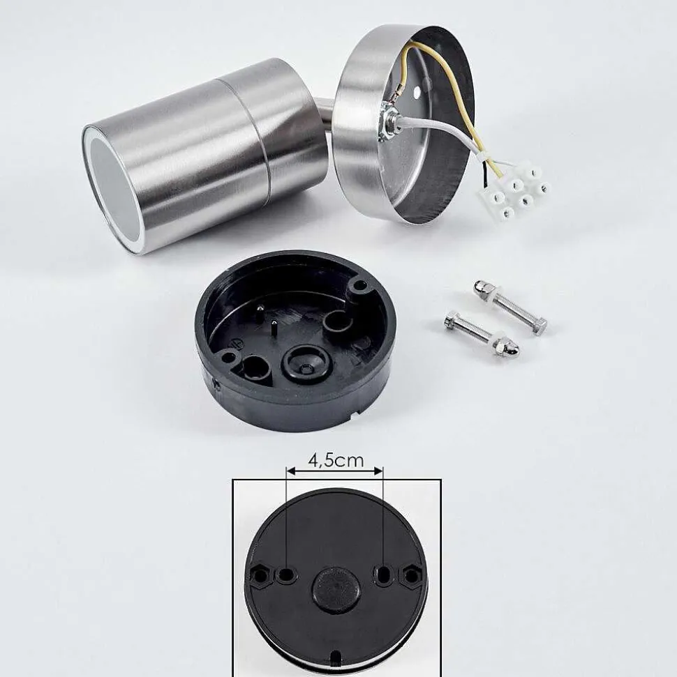 Plafonnier Exterieur Corneda Acier Inoxydable, 1 Lumiere