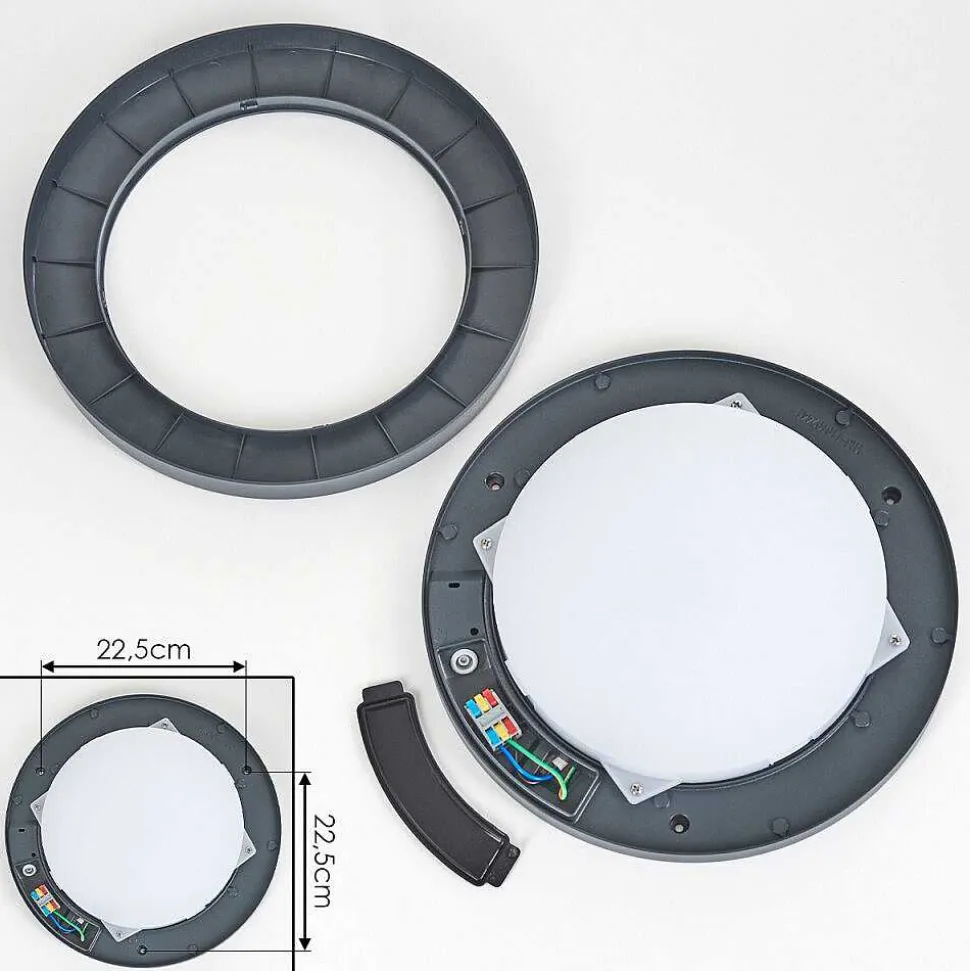 Plafonnier Exterieur Durivier Led Anthracite, 1 Lumiere