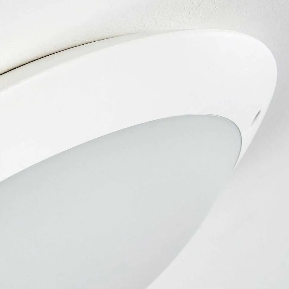 Plafonnier Exterieur Grafton Blanc, 2 Lumieres