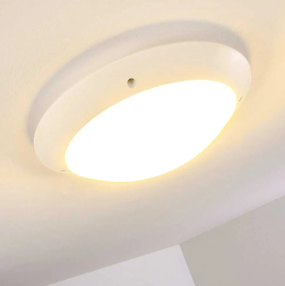 Plafonnier Exterieur Grafton Blanc, 2 Lumieres