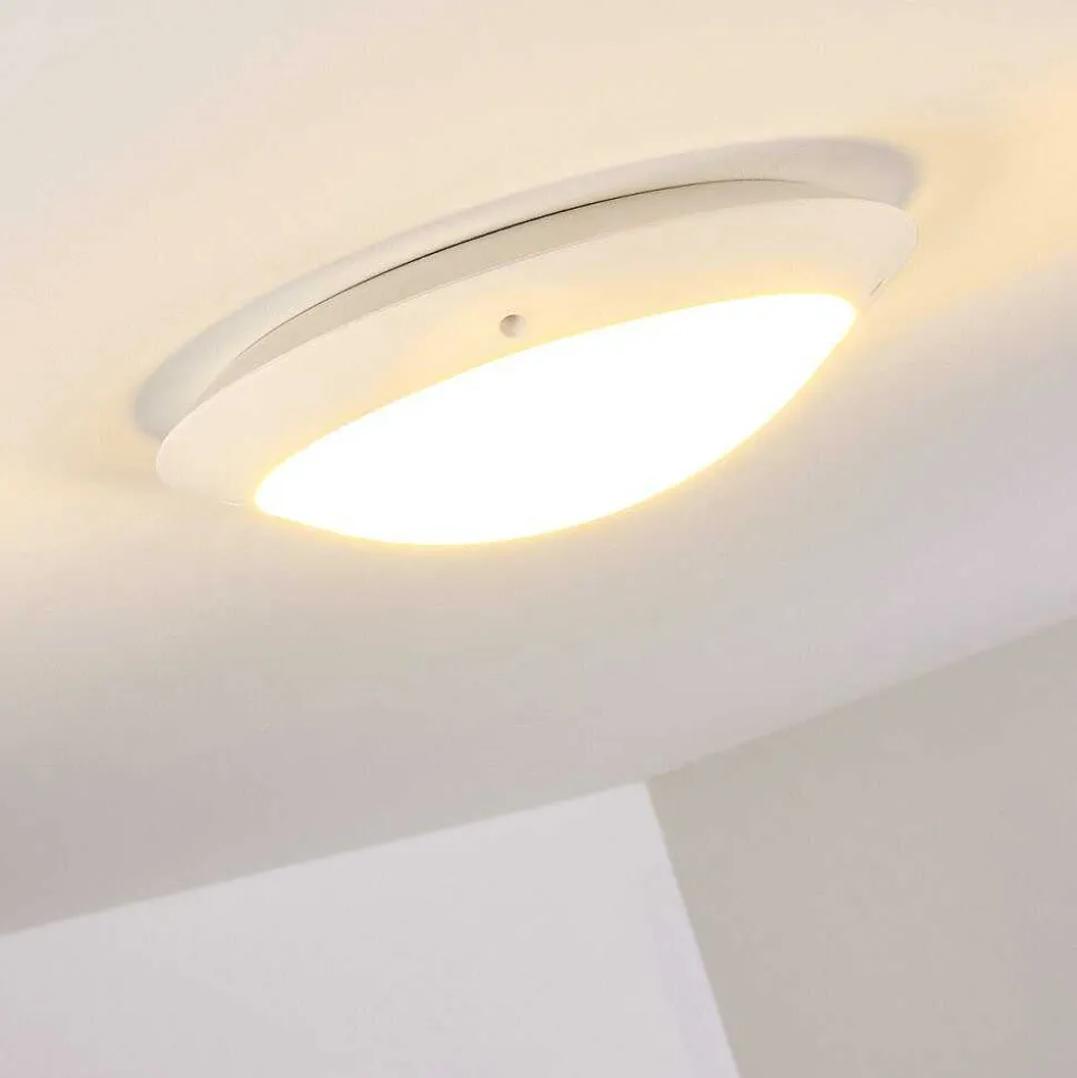 Plafonnier Exterieur Grafton Blanc, 2 Lumieres