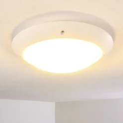 Plafonnier Exterieur Grafton Blanc, 2 Lumieres