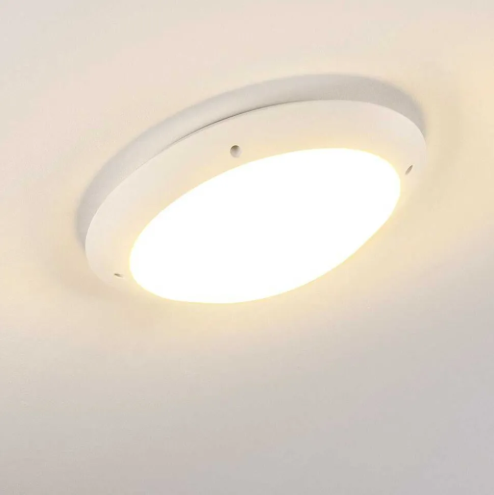 Plafonnier Exterieur Grafton Blanc, 2 Lumieres