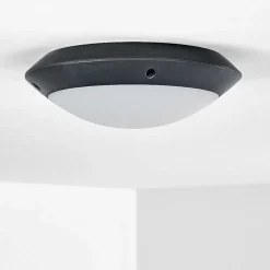 Plafonnier Exterieur Grafton Anthracite, 1 Lumiere