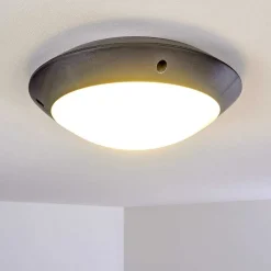 Plafonnier Exterieur Grafton Anthracite, 1 Lumiere