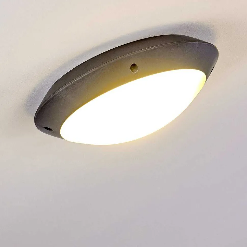 Plafonnier Exterieur Grafton Anthracite, 1 Lumiere