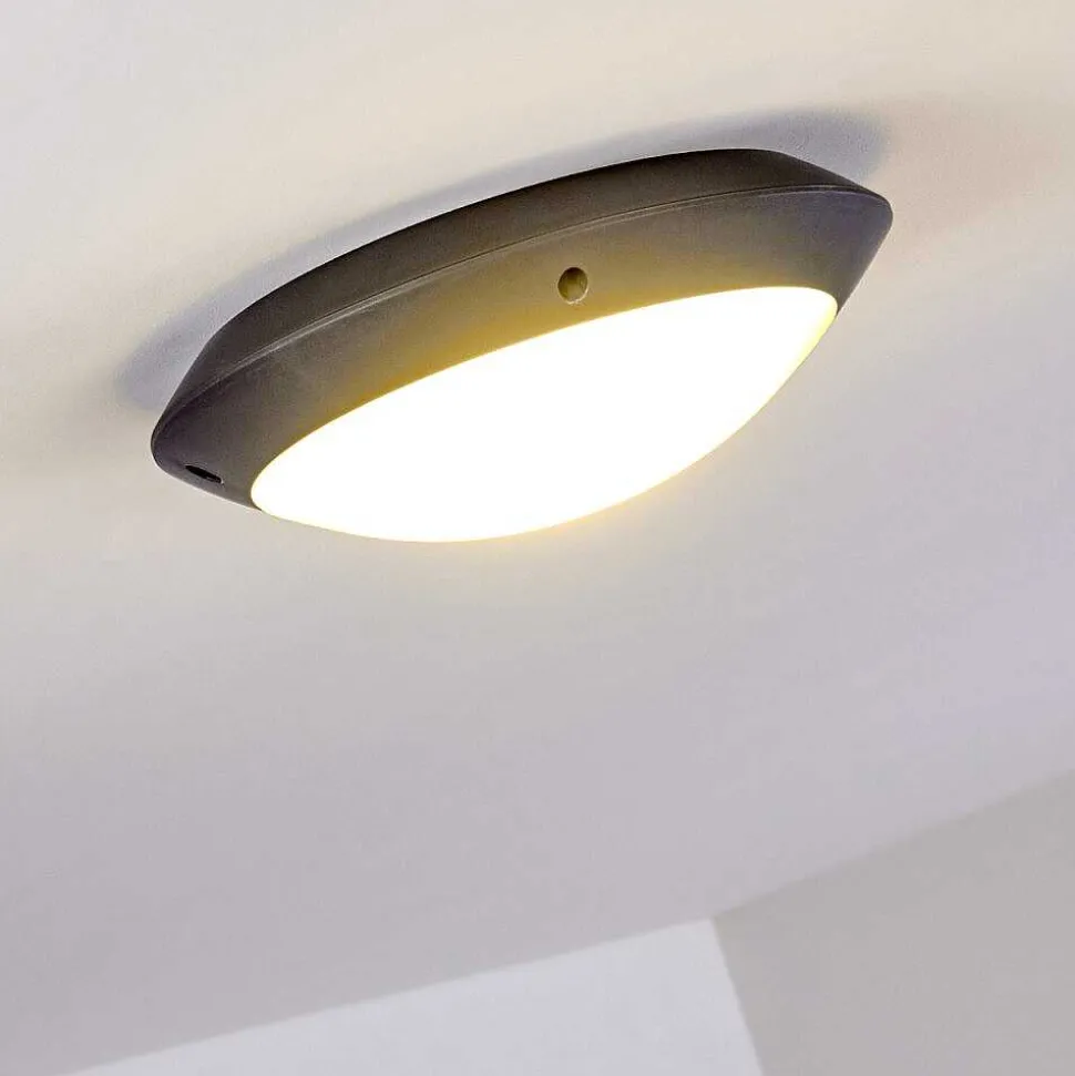 Plafonnier Exterieur Grafton Anthracite, 1 Lumiere