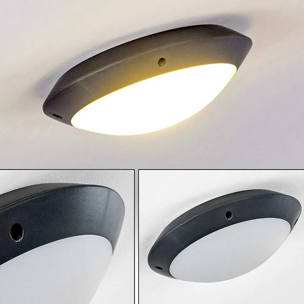 Plafonnier Exterieur Grafton Anthracite, 1 Lumiere