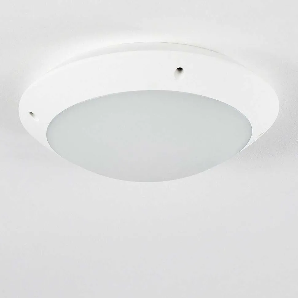 Plafonnier Exterieur Grafton Blanc, 1 Lumiere